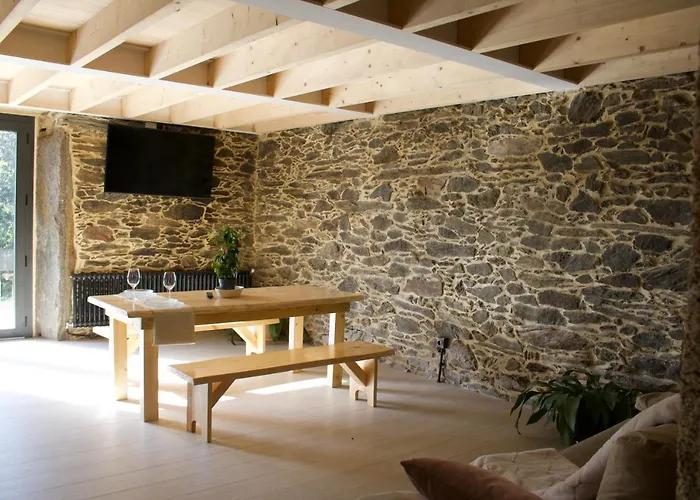 O Lar De San Fins-casita Rural شقة آكورونيا